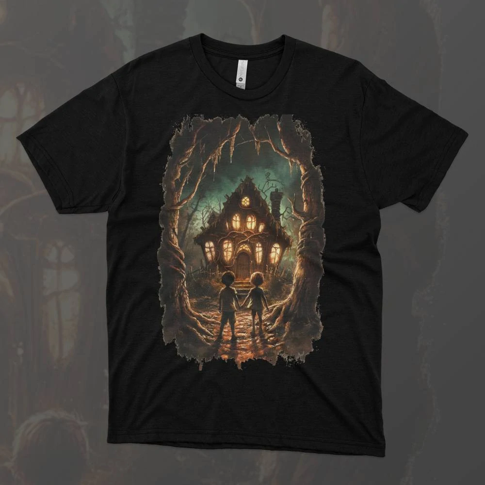 Pánské tričko - Jeníček a Mařenka – Pekelný Perníček