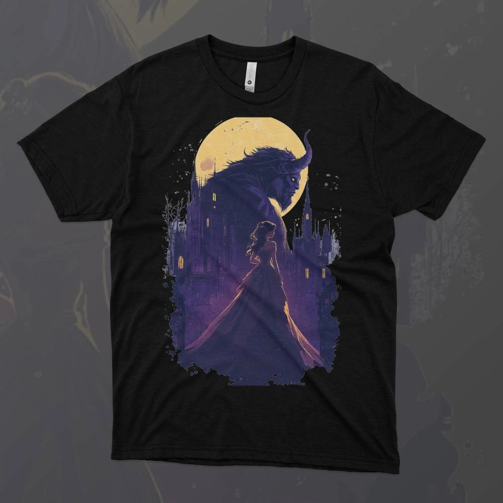 Pánské tričko - Kráska a Zvíře – Bestie ze Stínů