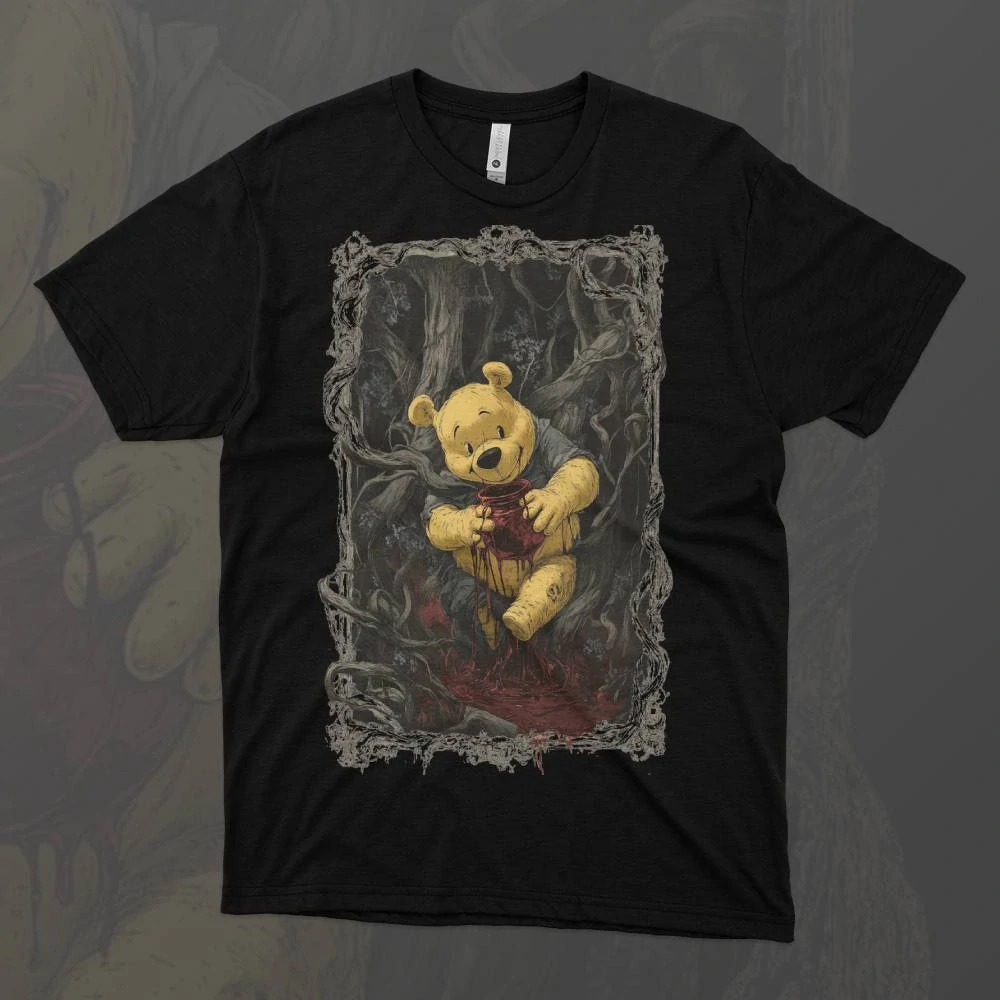 Pánské tričko - Medvídek Pú – Krvavé Pohrdání