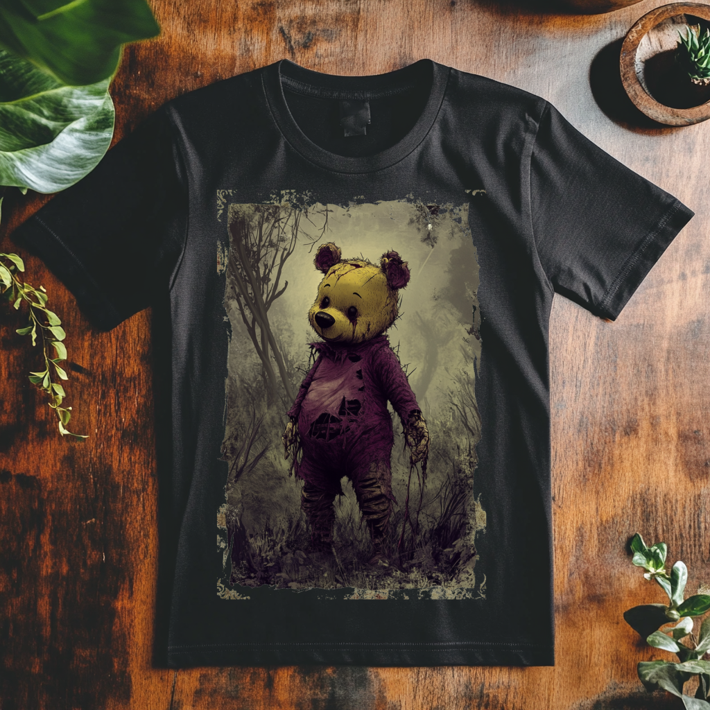 Pánské tričko - Medvídek Pú – Stíny Hororu