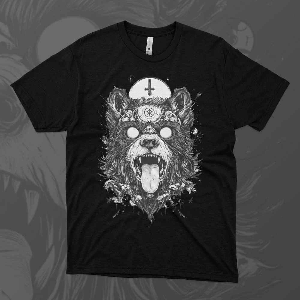 Dámské tričko -  Medvěd Krve - Démonický bestiář