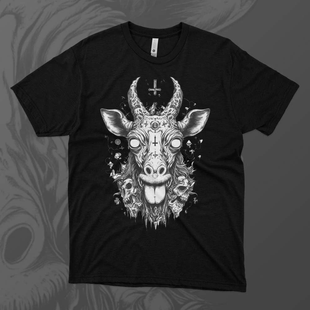 Pánské tričko - Žirafa Stínu - Démonický bestiář