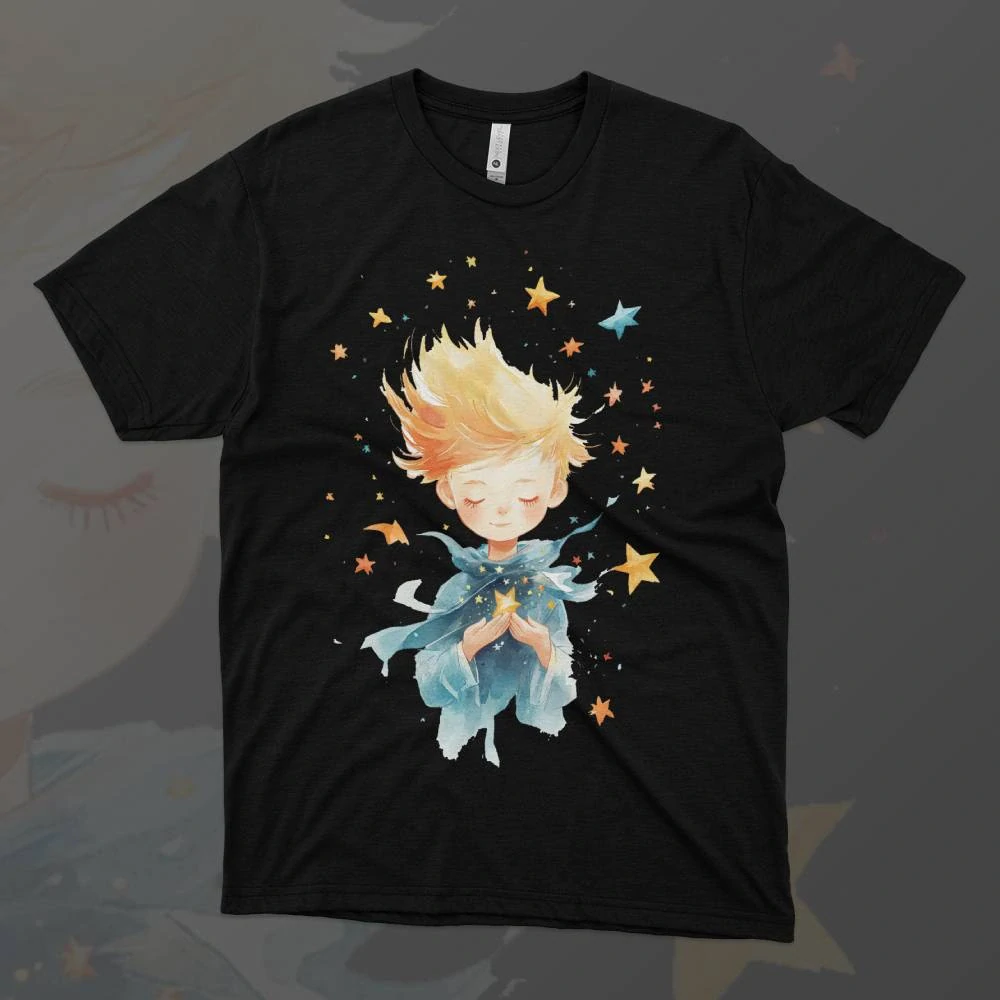 Dámské tričko - Kytice hvězd - Malý princ - Le petit prince