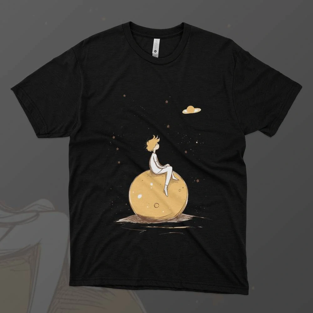 Dámské tričko - Mapa světů - Malý princ - Le petit prince