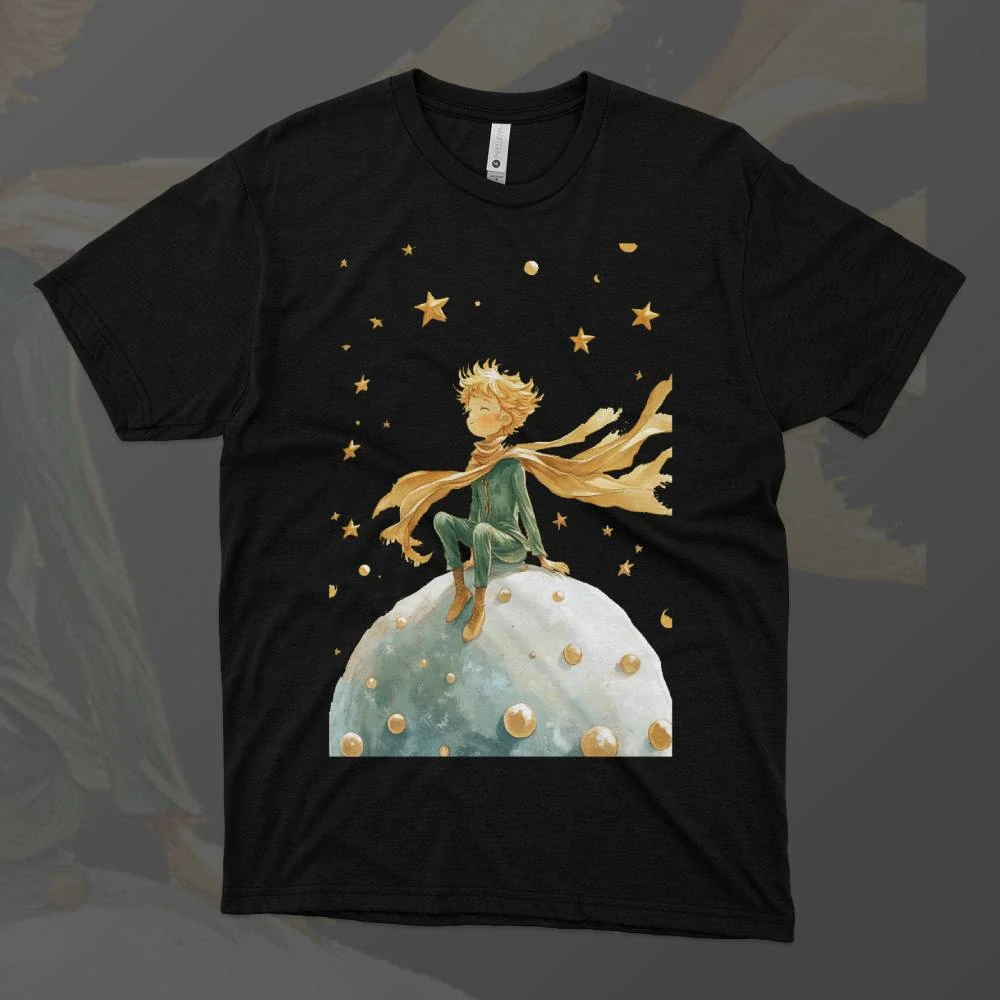 Pánské tričko - Samotář na planetě - Malý princ - Le petit prince