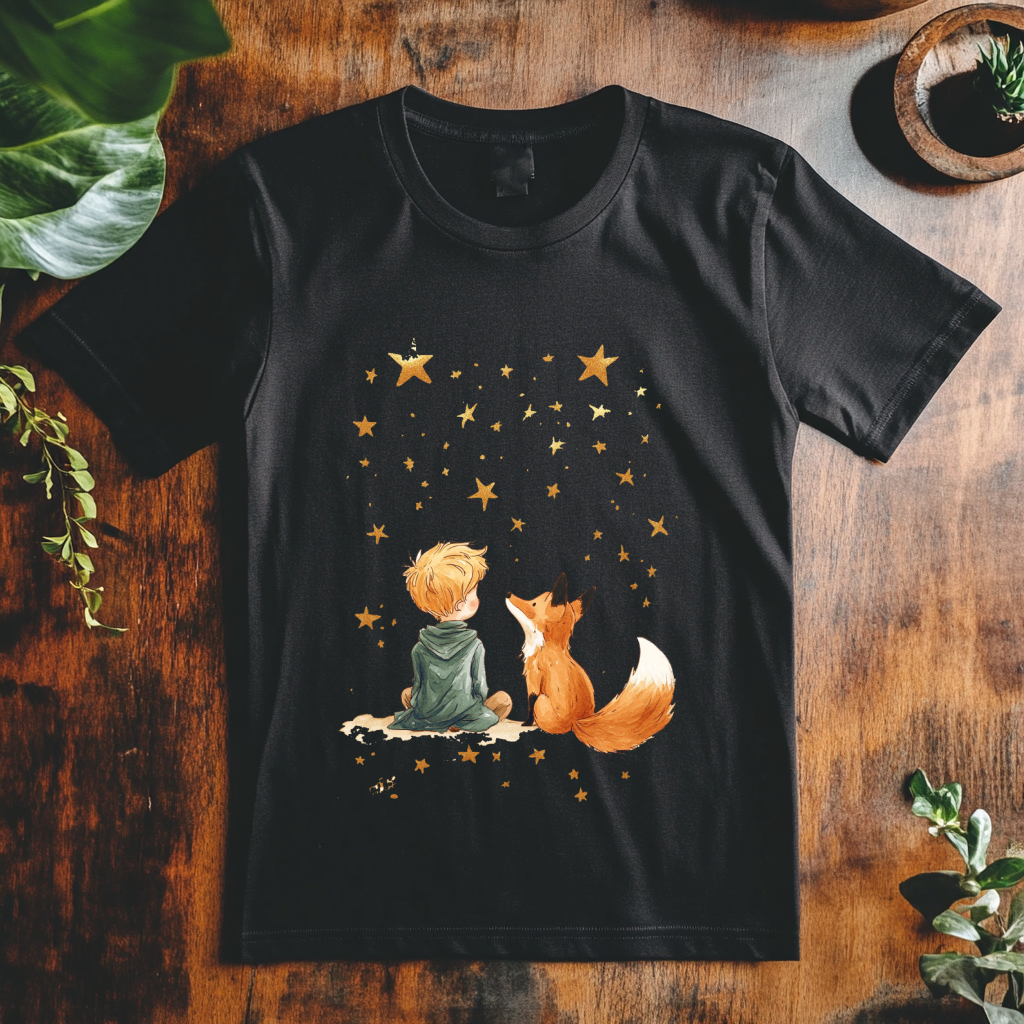 Pánské tričko - Společníci a hvězdy - Malý princ - Le petit prince