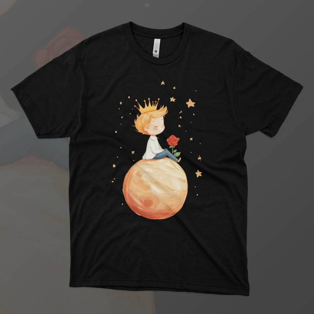 Dámské tričko - Tajemný úsměv - Malý princ - Le petit prince