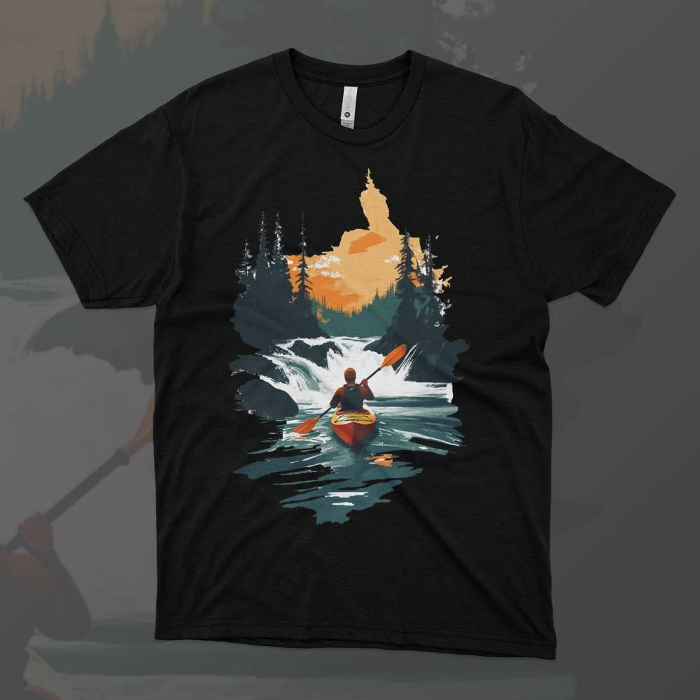 Dámské tričko - Adrenalinové peřeje - Svobodná příroda