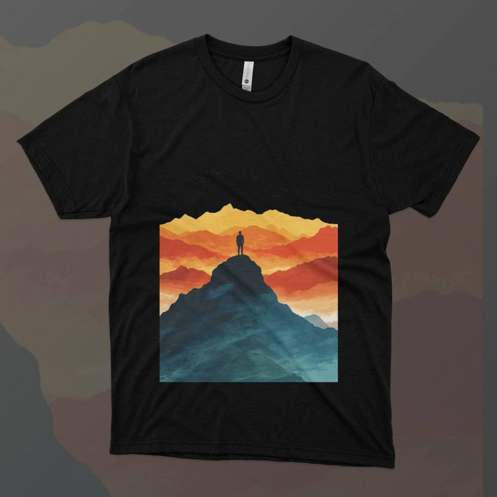 Pánské tričko - Horské zlato - Svobodná příroda