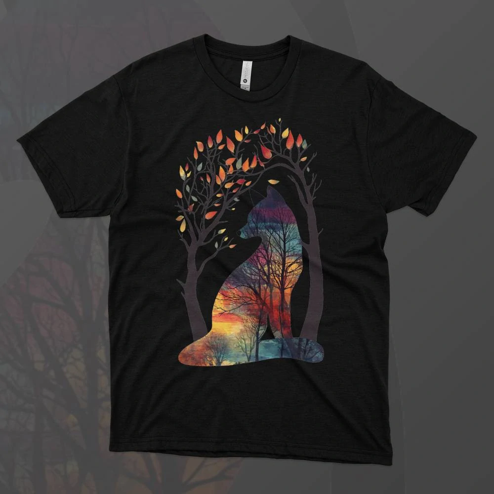 Dámské tričko - Lesní hlídač - Svobodná příroda