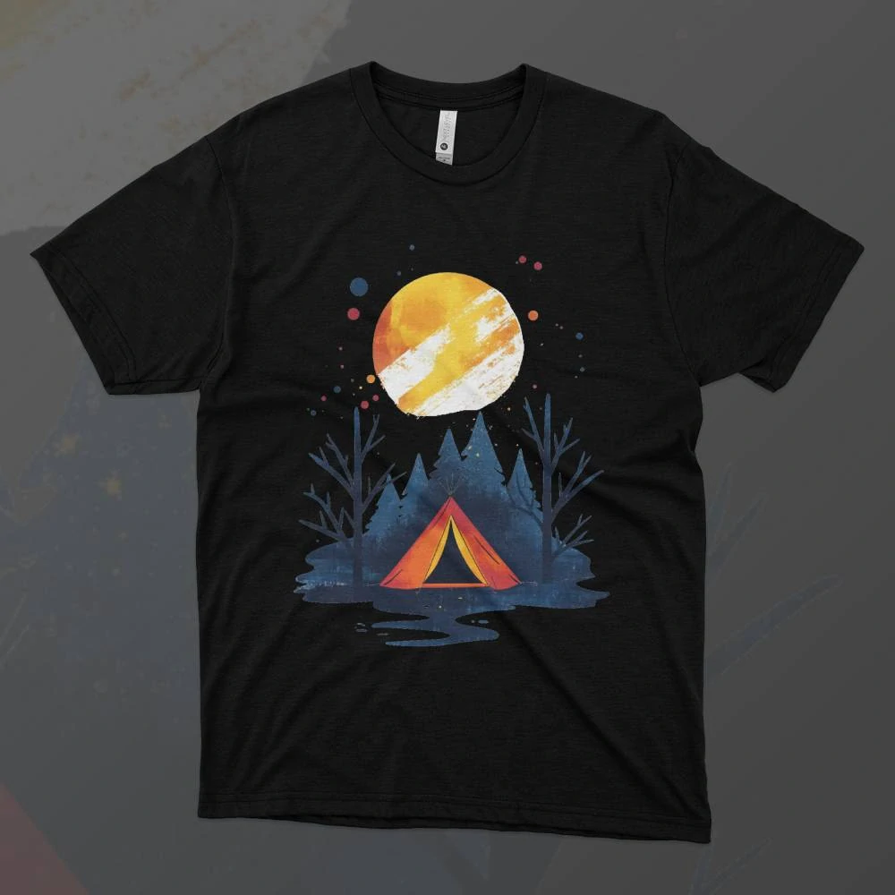 Dámské tričko - Noční dobrodružství - Svobodná příroda