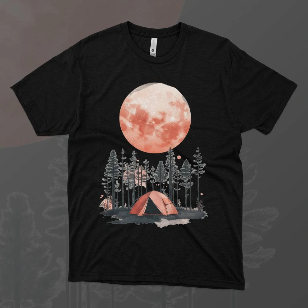 Pánské tričko - Noční stan - Svobodná příroda