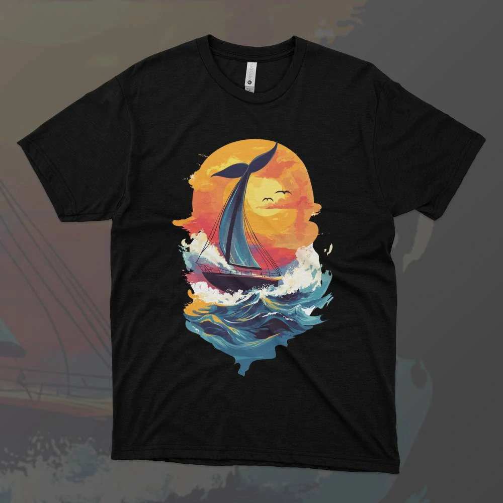 Pánské tričko - Plavba v bouři - Svobodná příroda