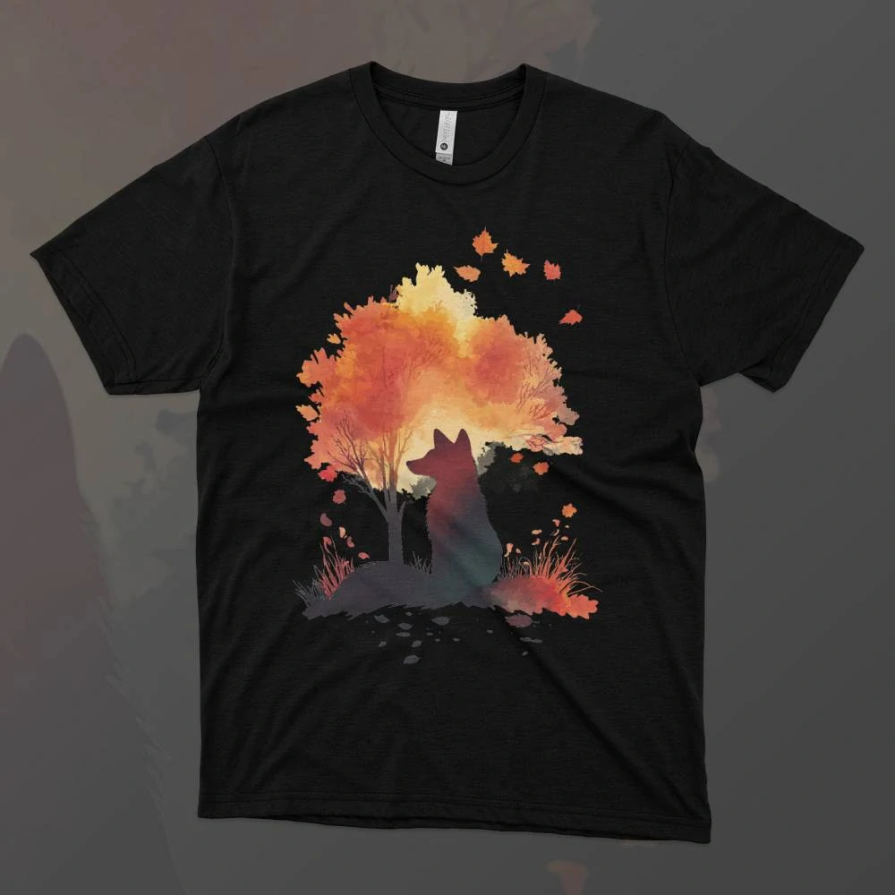Pánské tričko - Podzimní strážce - Svobodná příroda