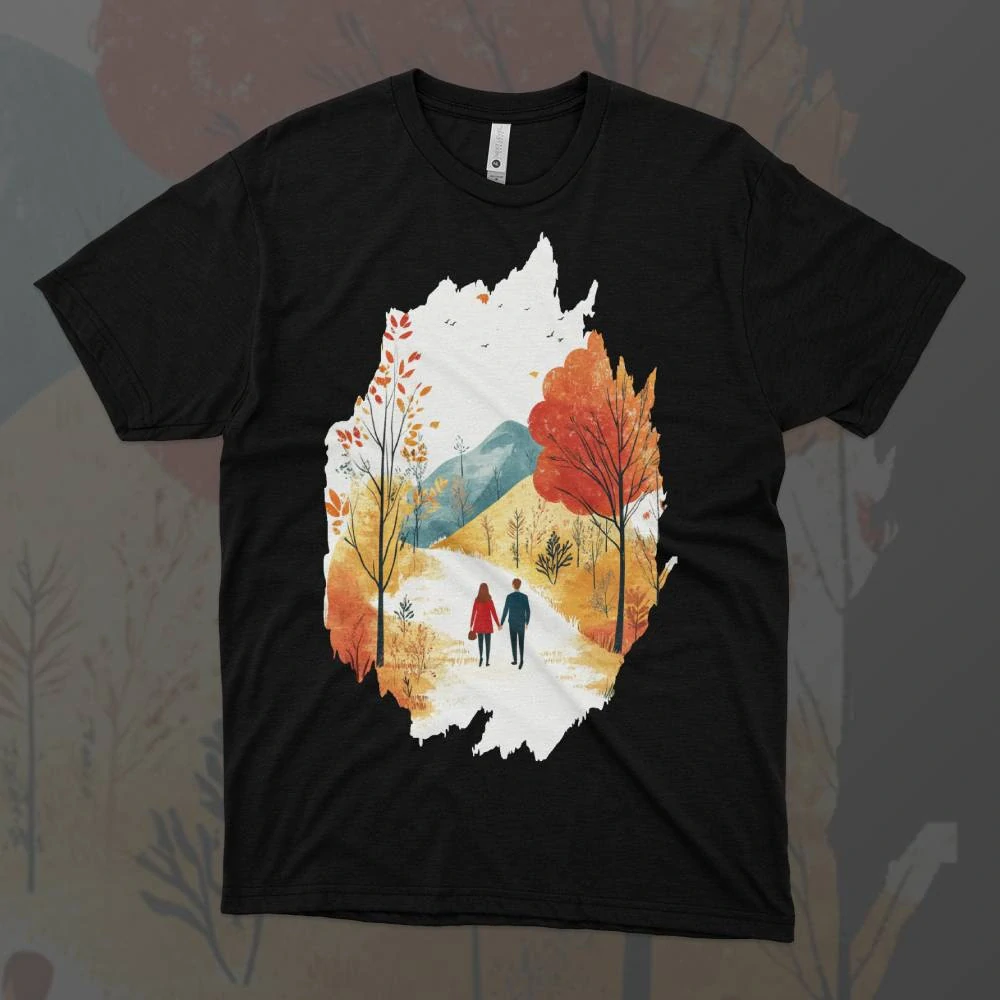 Dámské tričko - Ruku v ruce za hranice lesa - Svobodná příroda