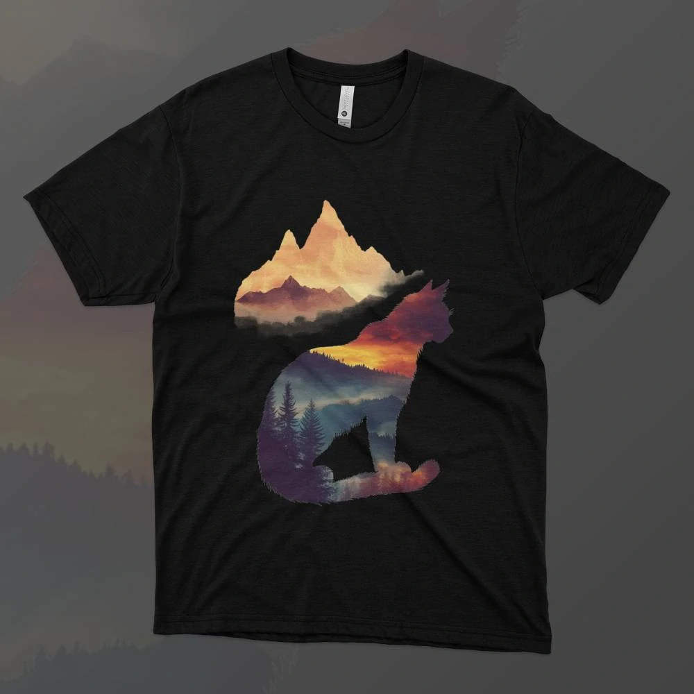 Pánské tričko - Rysí ticho - Svobodná příroda