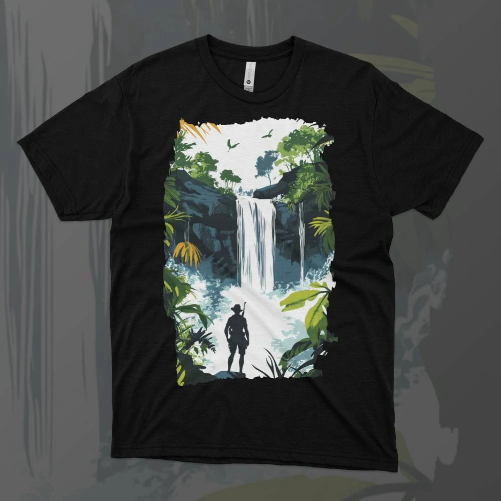 Dámské tričko - Tajemná džungle - Svobodná příroda