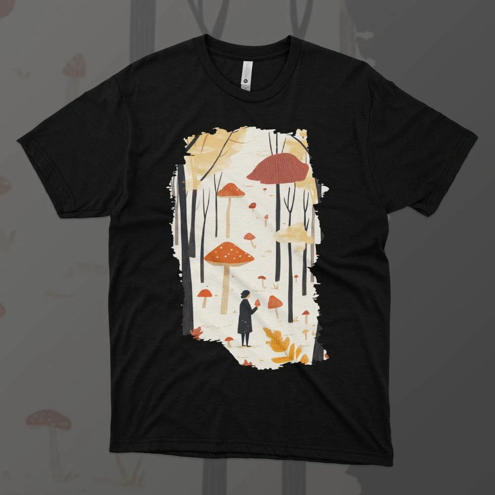 Pánské tričko - Tajemství lesa v rukou - Svobodná příroda