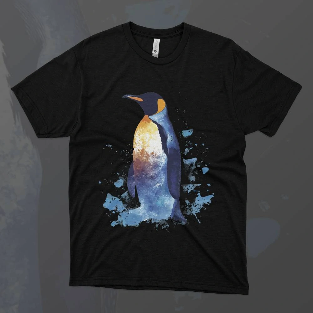 Pánské tričko - Tučňák císař - Svobodná příroda