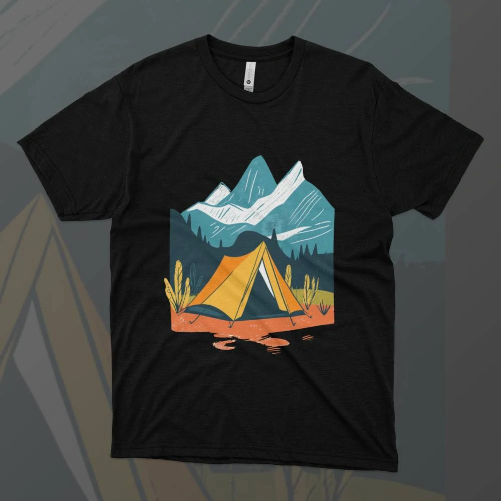 Dámské tričko - Údolní tábor - Svobodná příroda