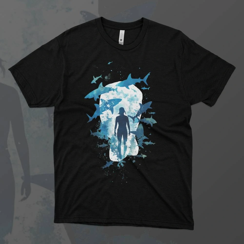 Dámské tričko - V hlubinách - Svobodná příroda