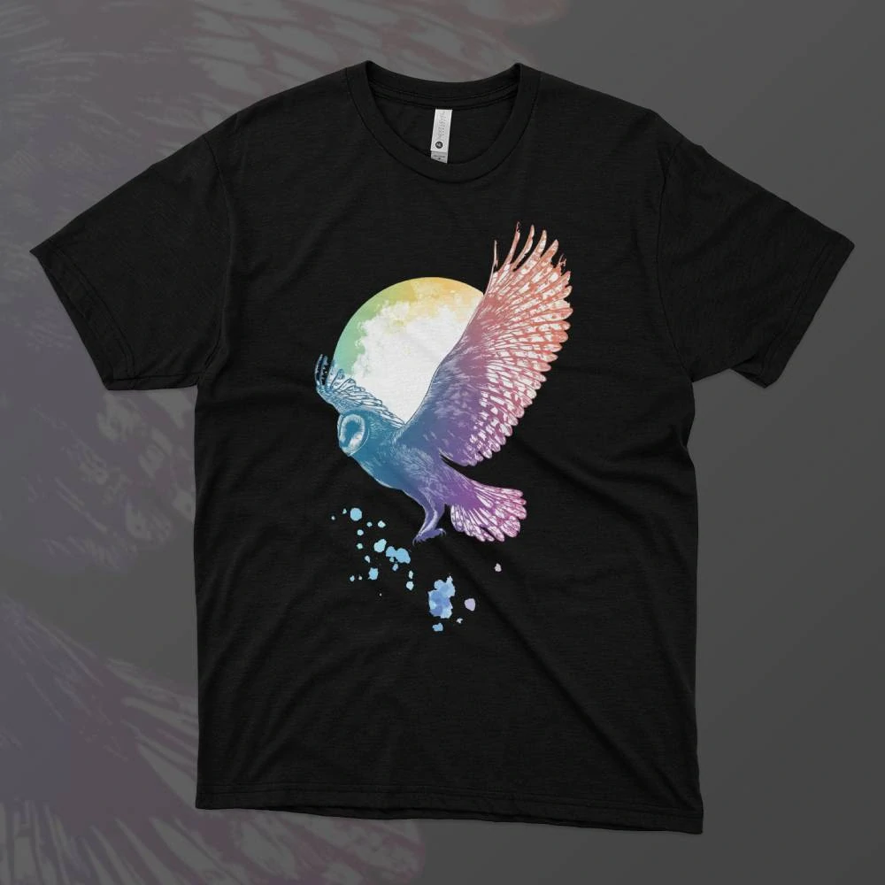 Dámské tričko - Volání sovy - Svobodná příroda