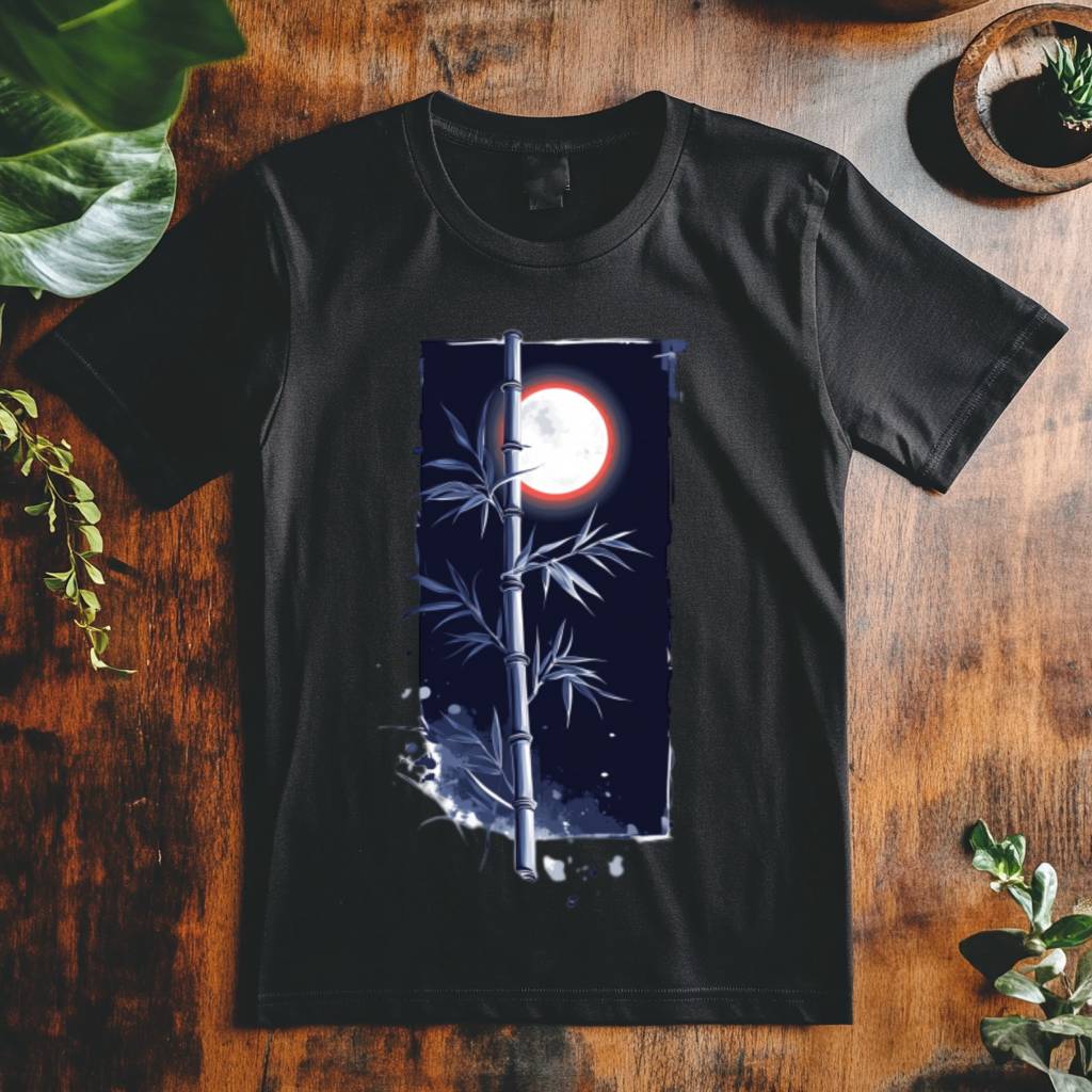 Dámské tričko - Bambus ve větru