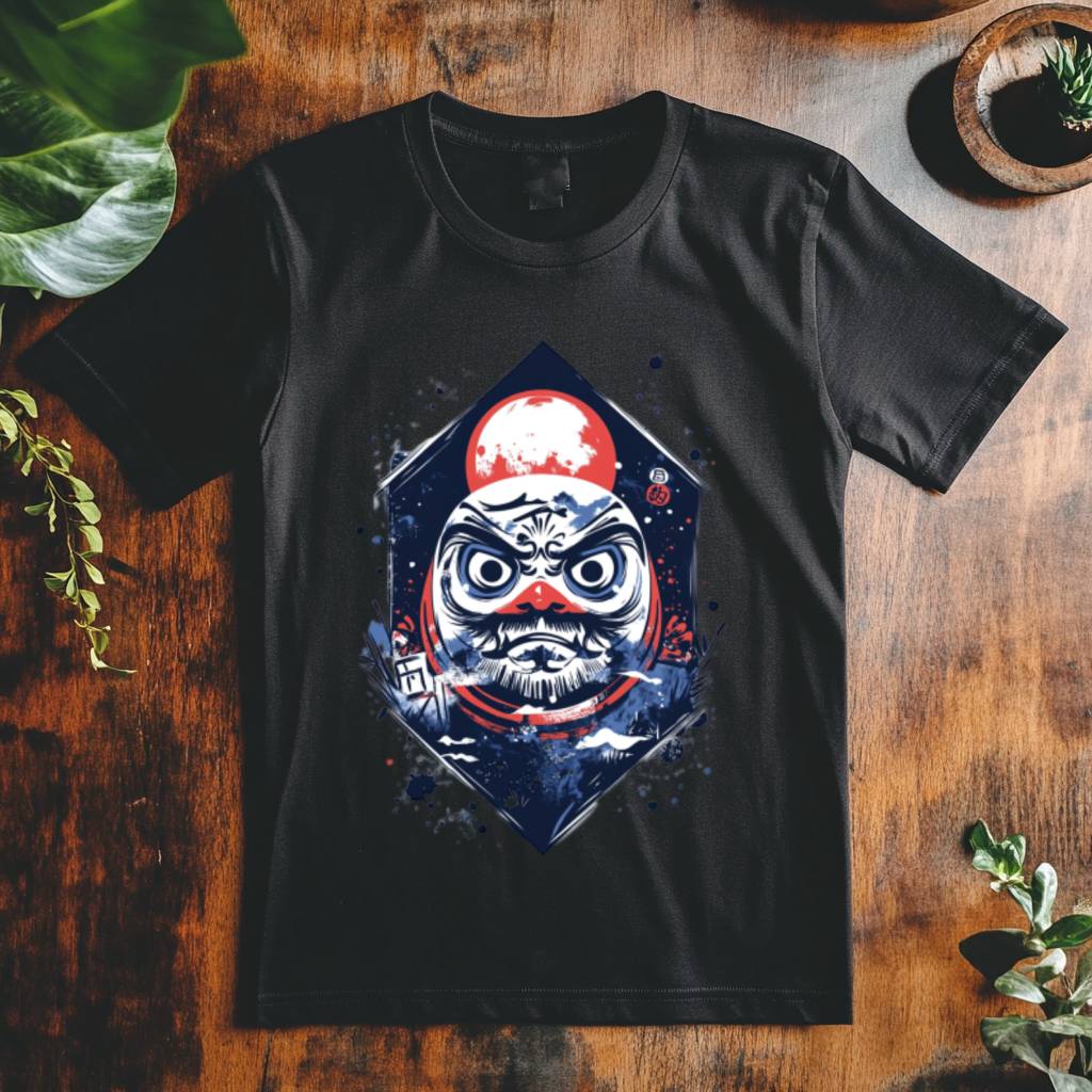 Dámské tričko - Daruma s planoucíma očima