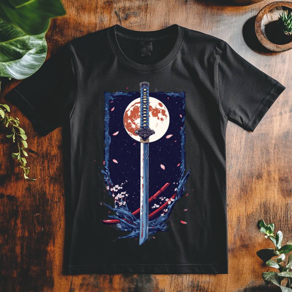 Pánské tričko - Katana namířená k nebesím