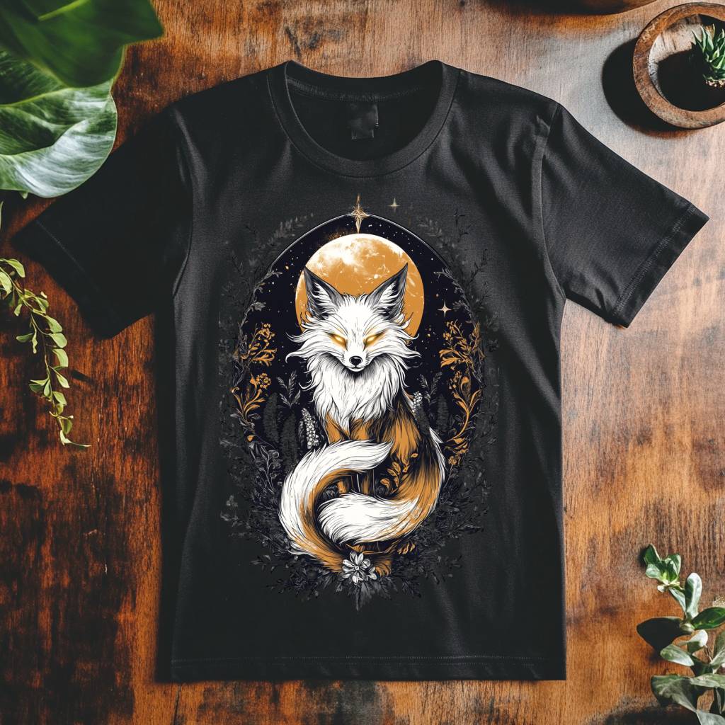 Dámské tričko - Kitsune poslední z devíti