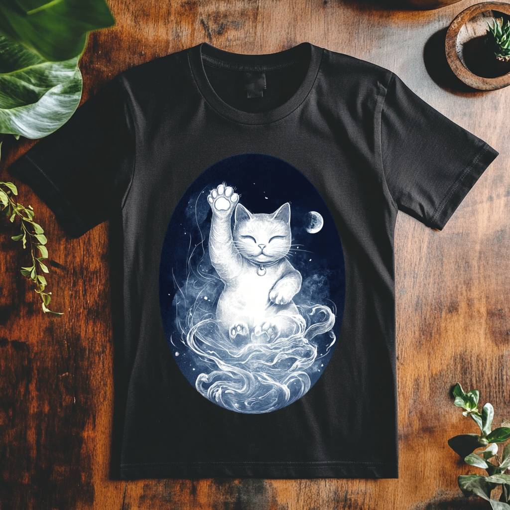 Dámské tričko - Maneki Neko volá štěstí