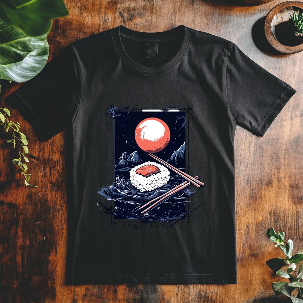 Pánské tričko - Nigiri položené na kameni