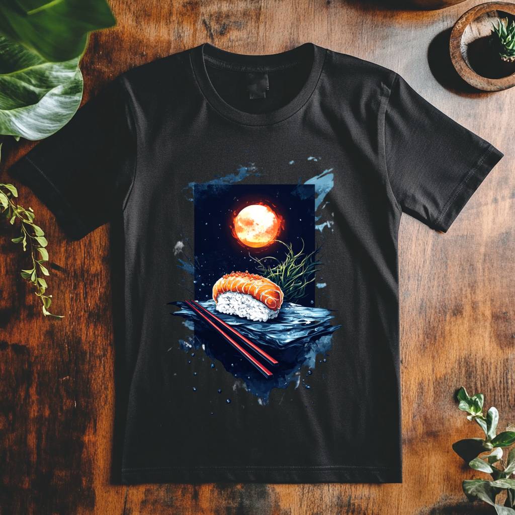 Dámské tričko - Nigiri v měsíčním světle