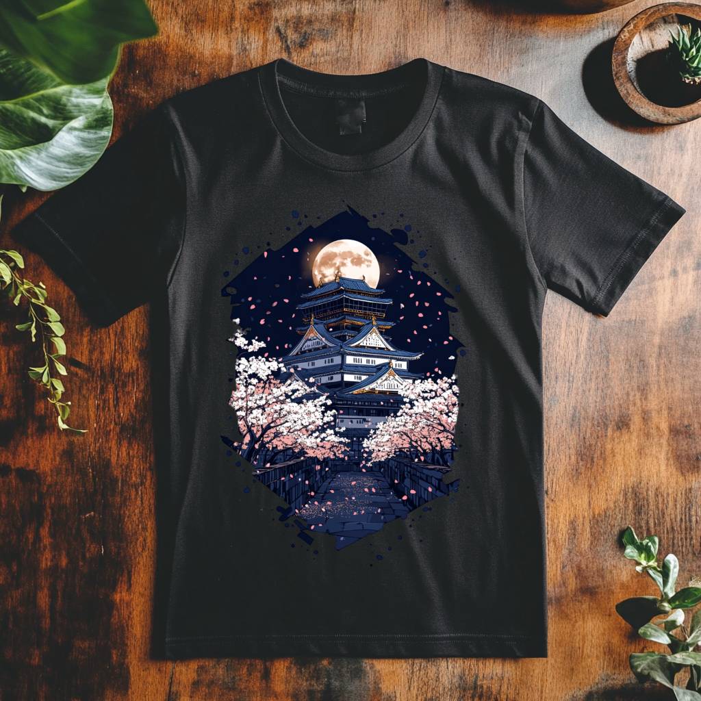 Dámské tričko - Osaka v oblaku Sakury