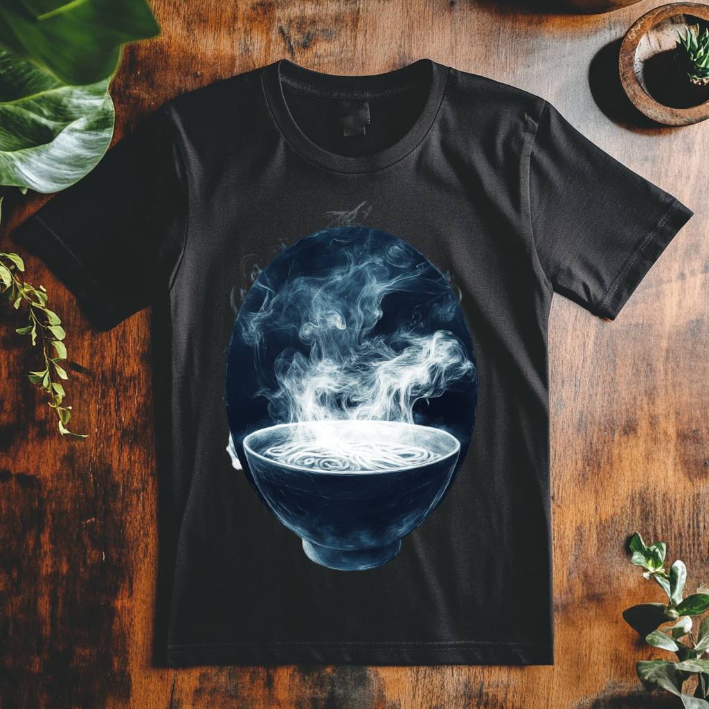 Pánské tričko - Ramen stoupající v páře