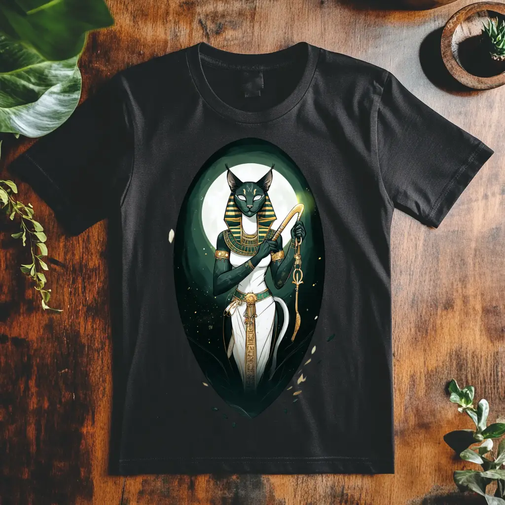 Dámské tričko - Bastet hraje pro bohy