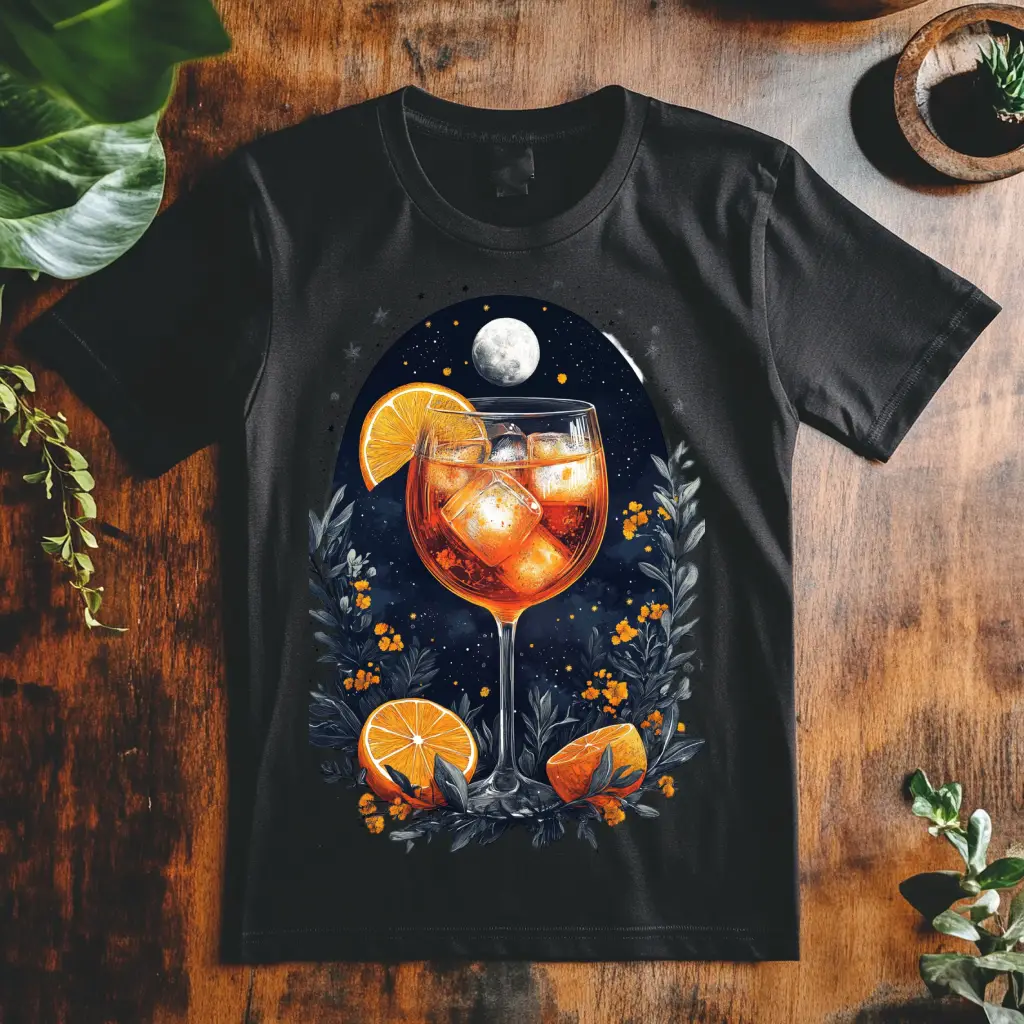 Pánské tričko - Aperol Spritz letní podvečer