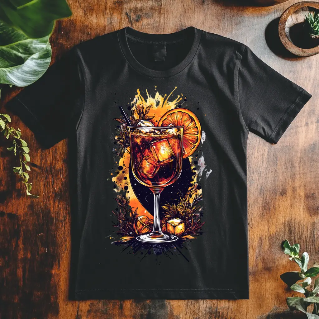 Dámské tričko - Aperol Spritz zlatý západ