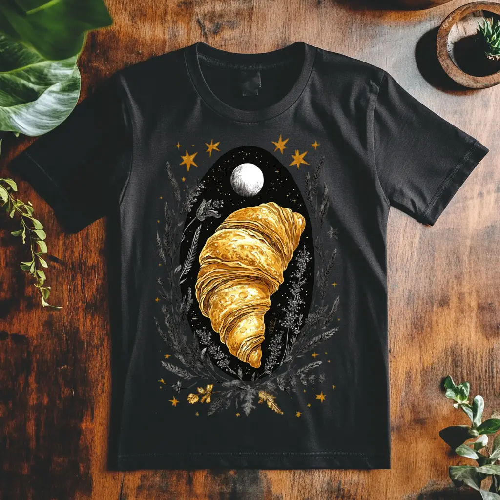 Pánské tričko - Croissant zlaté ráno