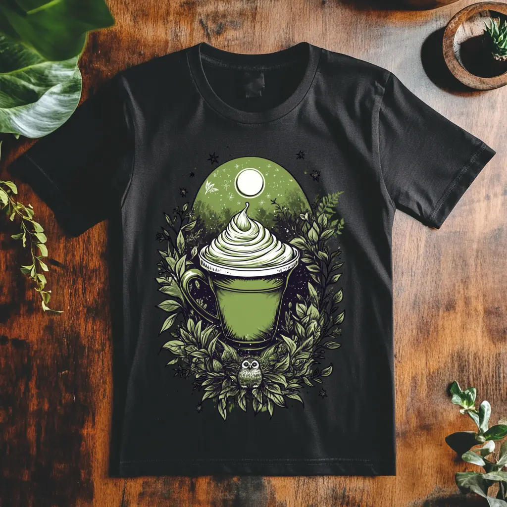 Pánské tričko - Matcha Tea zelený rituál