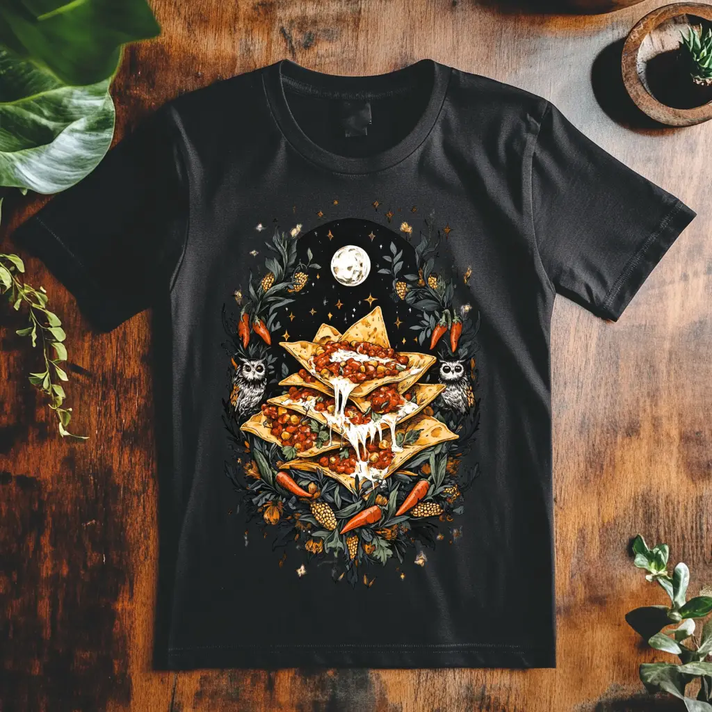 Dámské tričko - Nachos roztavený podvečer