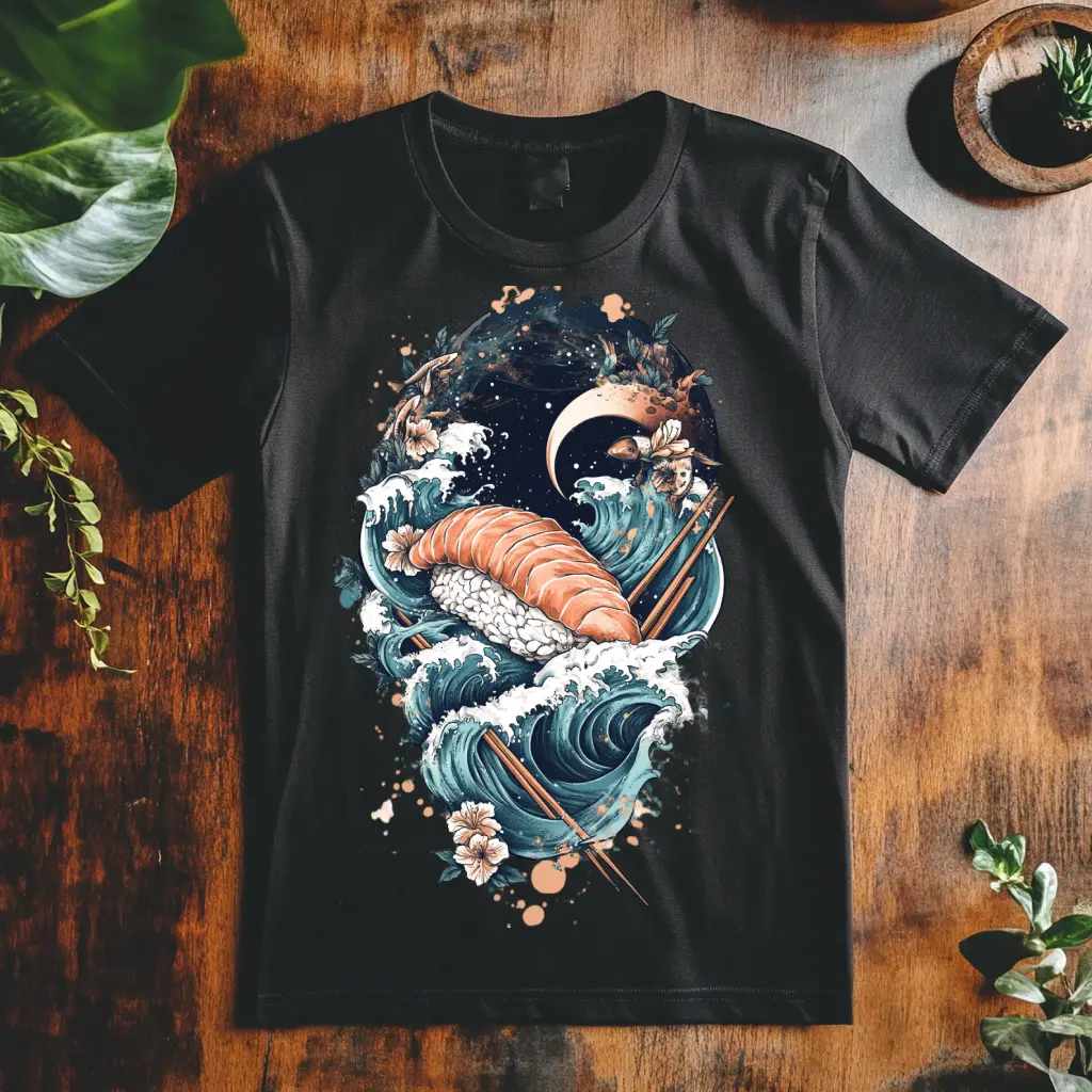 Dámské tričko - Sushi tichý oceán