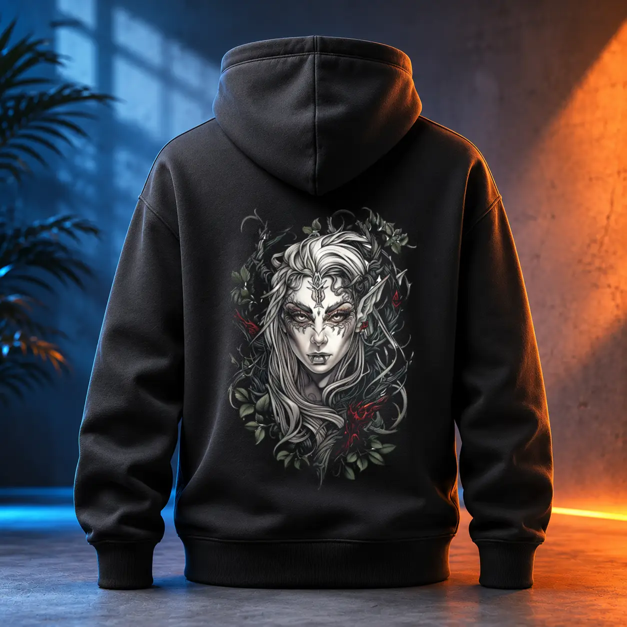 Unisex mikina - Dark Female Elf