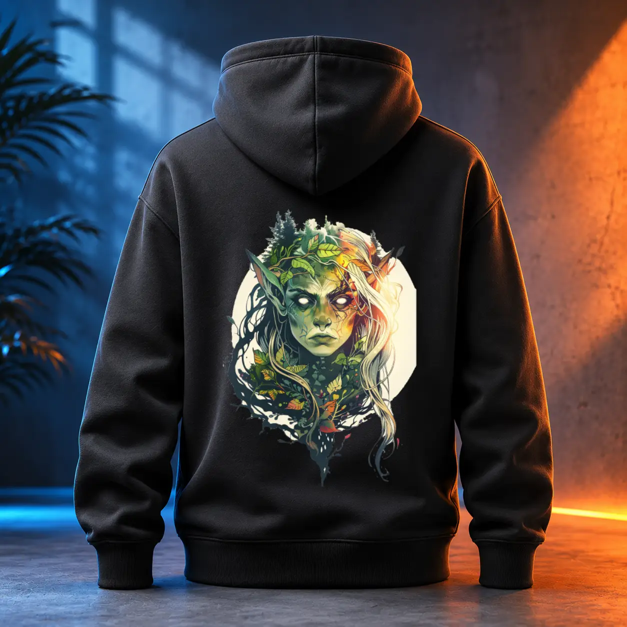 Unisex mikina - Green Female Elf