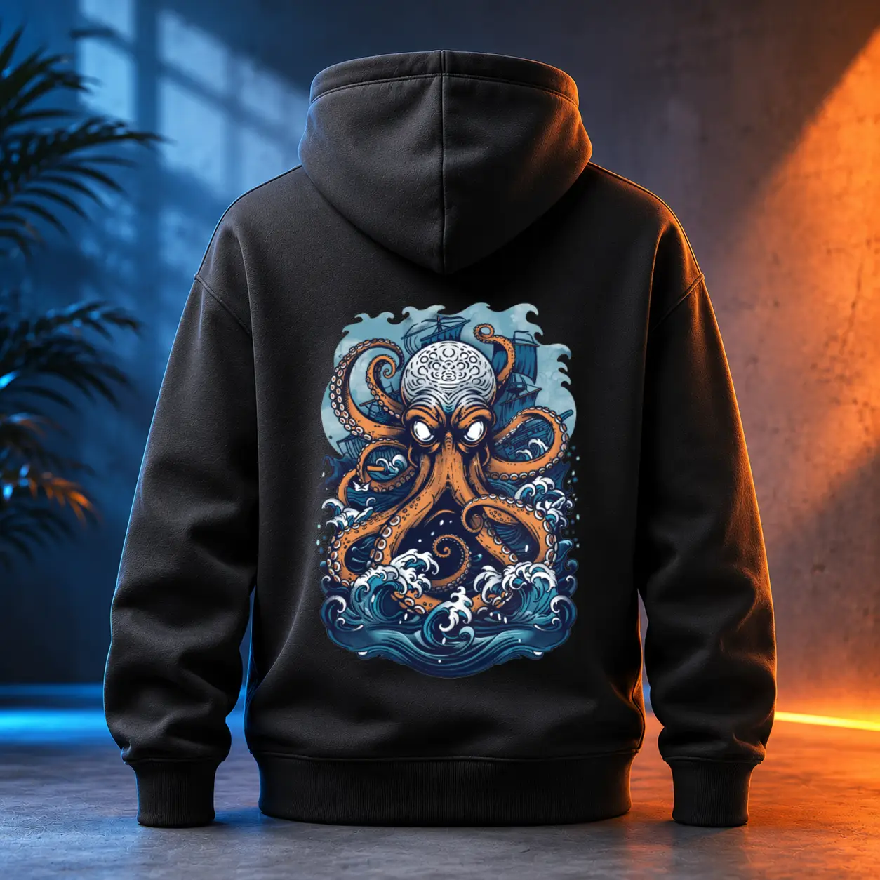 Unisex mikina - Octopus at Sea