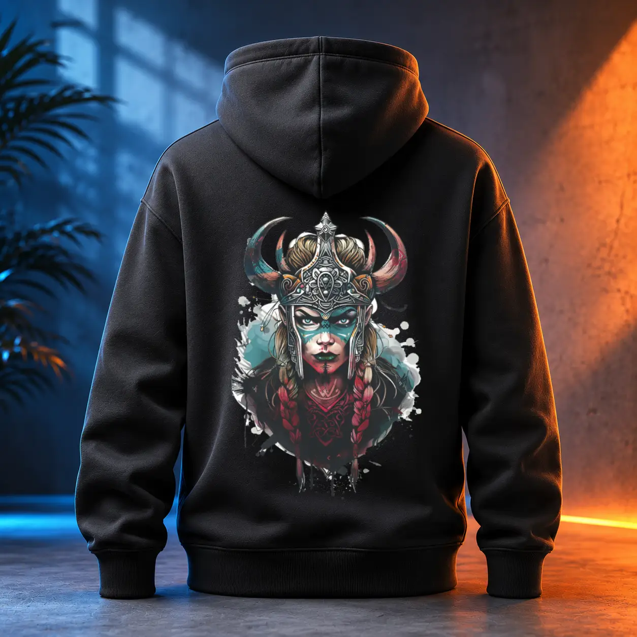 Unisex mikina - Ominous Female Viking