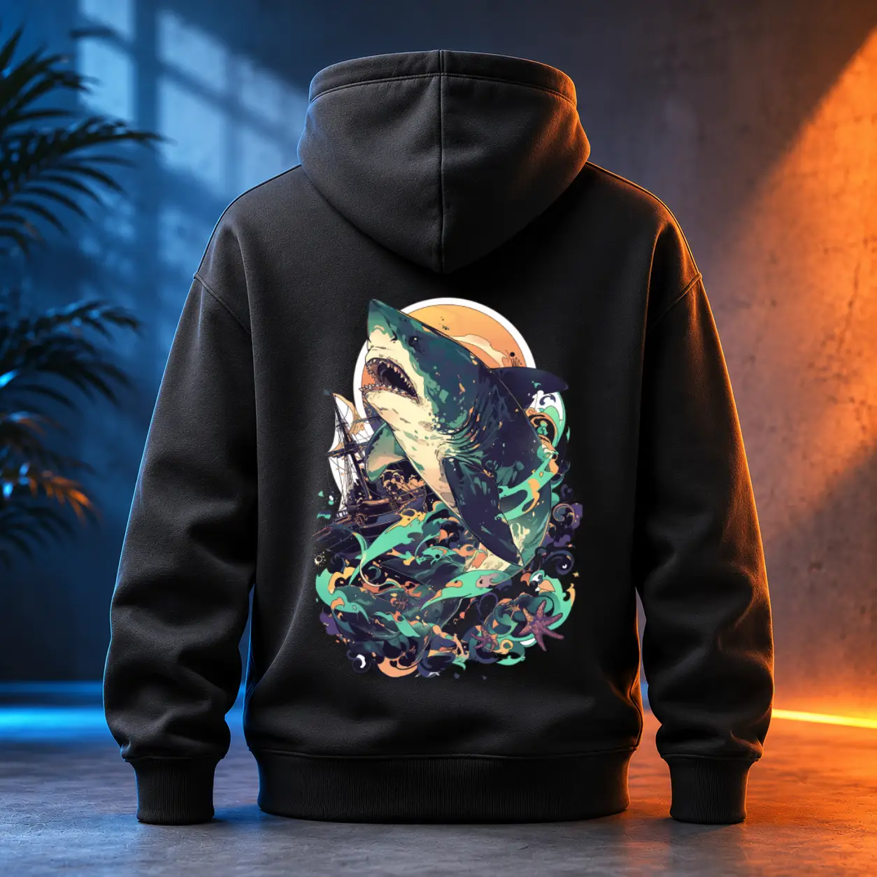 Unisex mikina - Predatory Shark