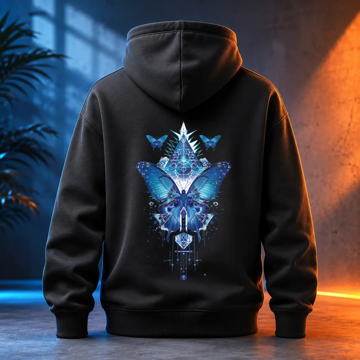 Unisex mikina - Ethereal Butterfly