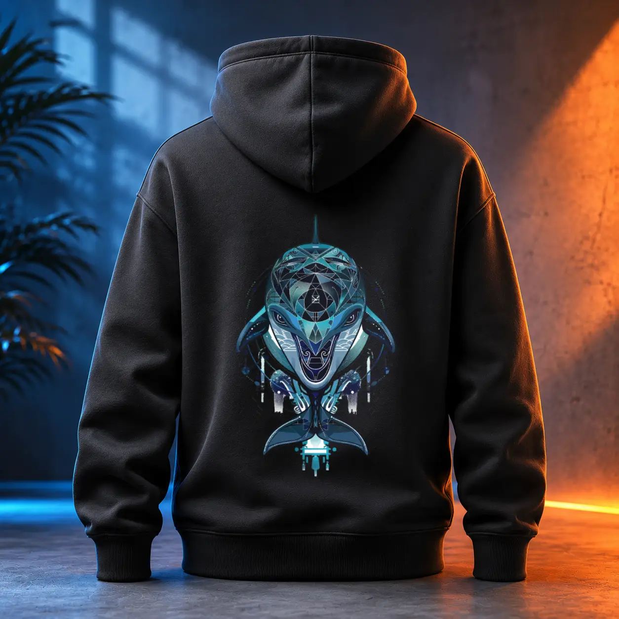 Unisex mikina - Celestial Dolphin