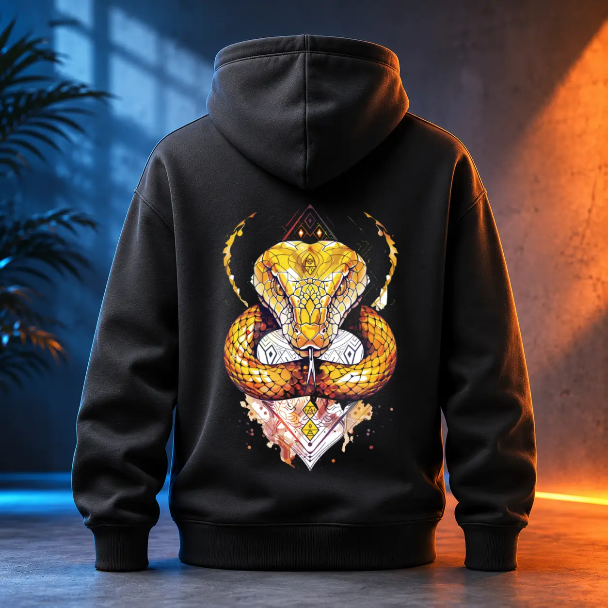 Unisex mikina - Cryptic Snake